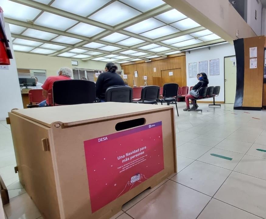 Caja ubicada en la oficina comercial de Salta Capital